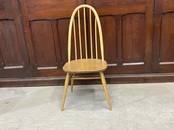 クエーカーチェア｜ブナ材・エルム材・1960年代 フィット感あるハイバック ERCOL（アーコール） 2
