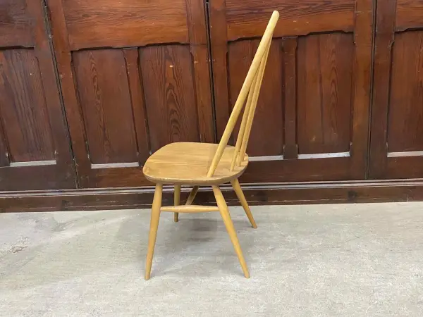 クエーカーチェア｜ブナ材・エルム材・1960年代 フィット感あるハイバック ERCOL（アーコール） 3
