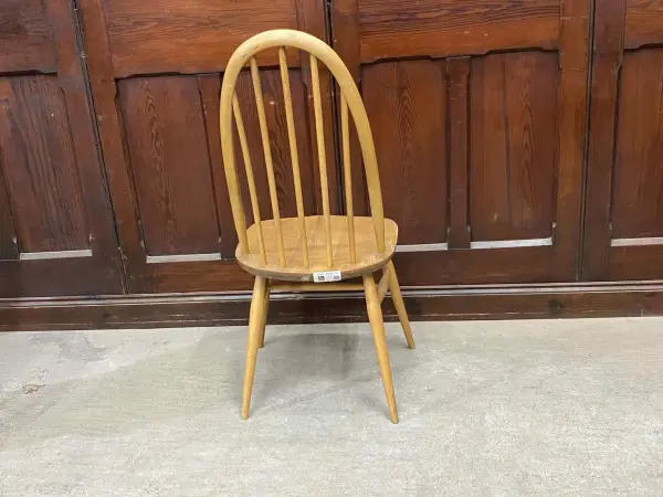 クエーカーチェア｜ブナ材・エルム材・1960年代 フィット感あるハイバック ERCOL（アーコール） 4