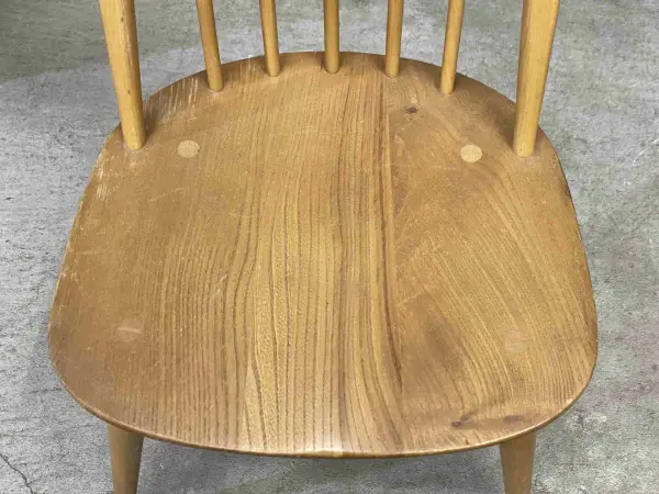 クエーカーチェア｜ブナ材・エルム材・1960年代 フィット感あるハイバック ERCOL（アーコール） 6