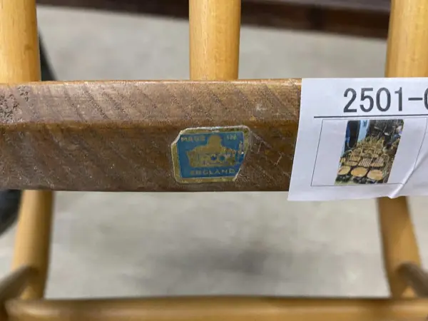 クエーカーチェア｜ブナ材・エルム材・1960年代 フィット感あるハイバック ERCOL（アーコール） 7