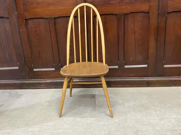 クエーカーチェア｜ブナ材・エルム材・1960年代 背もたれ美しいウィンザー様式 ERCOL（アーコール） 2