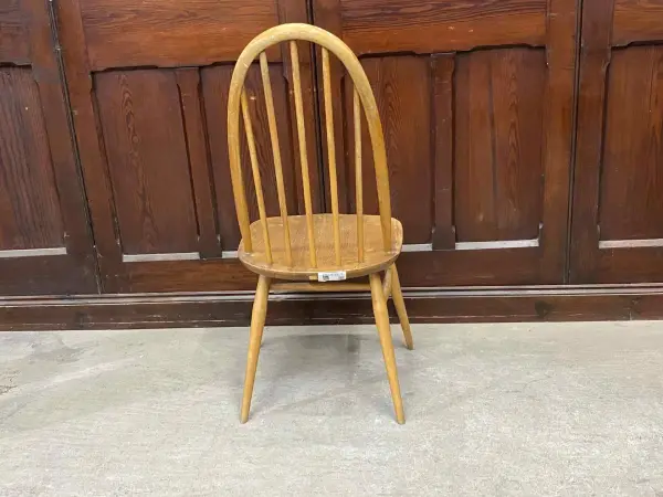 クエーカーチェア｜ブナ材・エルム材・1960年代 背もたれ美しいウィンザー様式 ERCOL（アーコール） 4