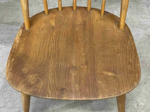 クエーカーチェア｜ブナ材・エルム材・1960年代 背もたれ美しいウィンザー様式 ERCOL（アーコール） 6