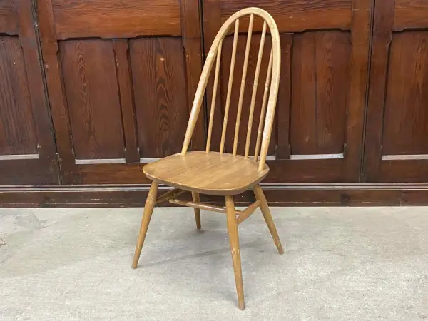 クエーカーチェア｜ブナ材・エルム材・1960年代 ハイバックのウィンザーチェア ERCOL（アーコール） 1