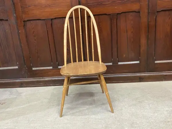クエーカーチェア｜ブナ材・エルム材・1960年代 ハイバックのウィンザーチェア ERCOL（アーコール） 2