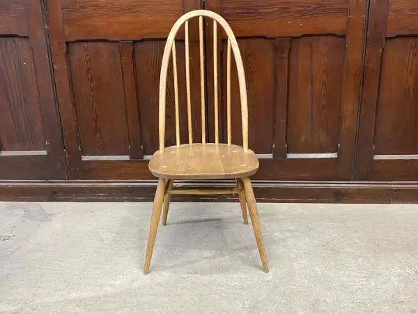クエーカーチェア｜ブナ材・エルム材・1960年代 幅広座面のダイニングチェア ERCOL（アーコール） 2