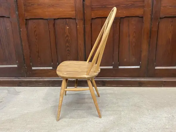クエーカーチェア｜ブナ材・エルム材・1960年代 幅広座面のダイニングチェア ERCOL（アーコール） 3