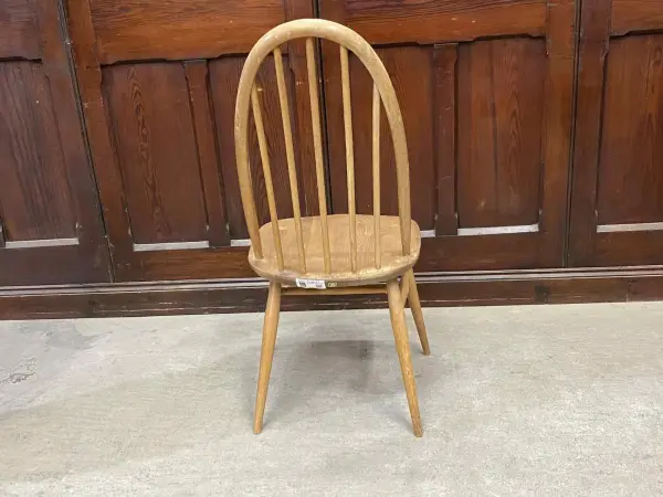 クエーカーチェア｜ブナ材・エルム材・1960年代 幅広座面のダイニングチェア ERCOL（アーコール） 4