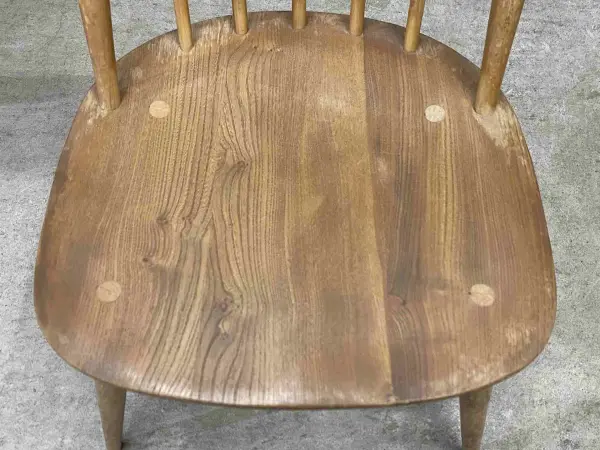 クエーカーチェア｜ブナ材・エルム材・1960年代 幅広座面のダイニングチェア ERCOL（アーコール） 6