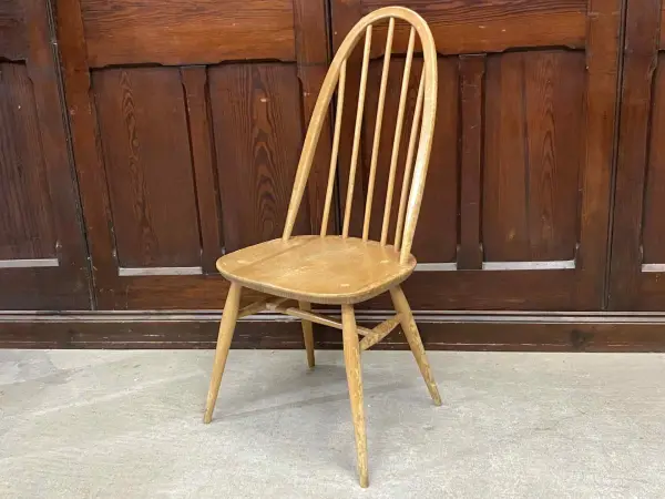 クエーカーチェア｜ブナ材・エルム材・1960年代 スポークバックの名作椅子 ERCOL（アーコール） 1