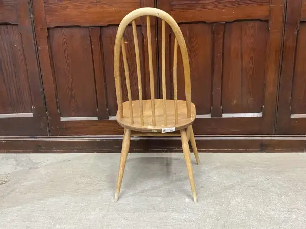 クエーカーチェア｜ブナ材・エルム材・1960年代 背もたれ美しいウィンザー様式 ERCOL（アーコール） 4
