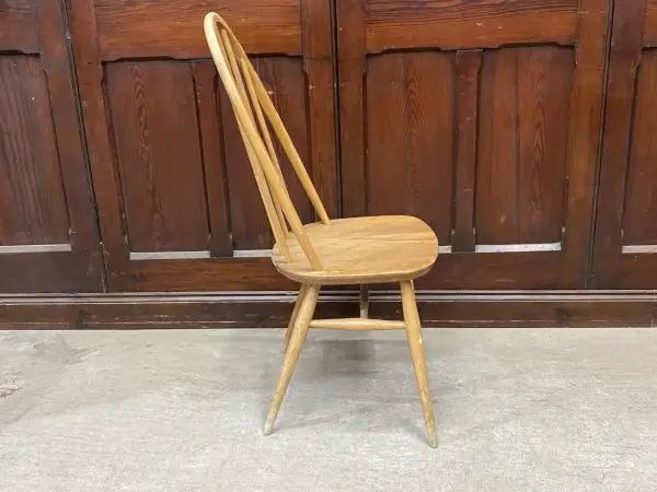 クエーカーチェア｜ブナ材・エルム材・1960年代 背もたれ美しいウィンザー様式 ERCOL（アーコール） 5