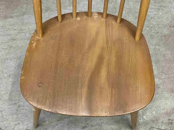 クエーカーチェア｜ブナ材・エルム材・1960年代 背もたれ美しいウィンザー様式 ERCOL（アーコール） 6