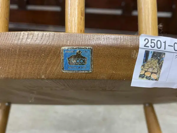 クエーカーチェア｜ブナ材・エルム材・1960年代 背もたれ美しいウィンザー様式 ERCOL（アーコール） 7