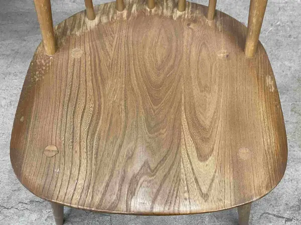 クエーカーチェア｜ブナ材・エルム材・1960年代 ハイバックのウィンザーチェア ERCOL（アーコール） 6