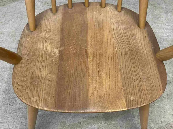 ゴールドスミス アームチェア｜ブナ材・エルム材・1960年代 ハイバックの名作アームチェア ERCOL（アーコール） 6