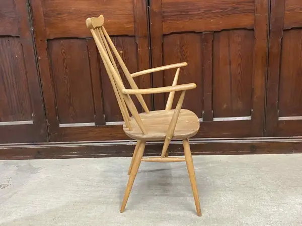 ゴールドスミス アームチェア｜ブナ材・エルム材・1960年代 ハイバックの名作アームチェア ERCOL（アーコール） 5