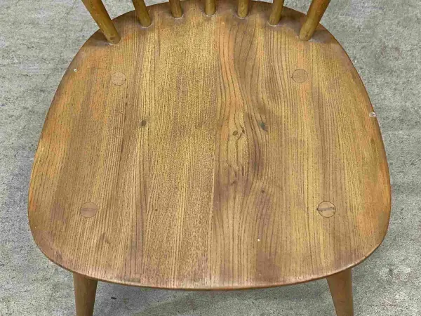 ボウバックチェア｜ブナ・エルム材・1960年代 サドルシート ERCOL（アーコール） 6