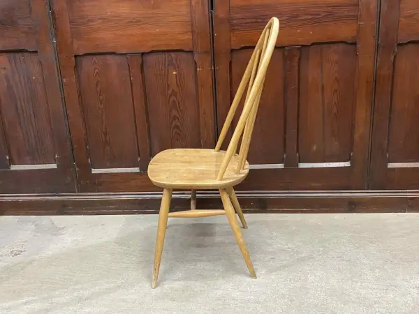 クエーカーチェア｜ブナ材・エルム材・1960年代 幅広座面のダイニングチェア ERCOL（アーコール） 3