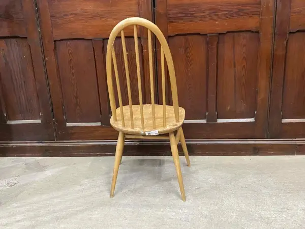 クエーカーチェア｜ブナ材・エルム材・1960年代 幅広座面のダイニングチェア ERCOL（アーコール） 4