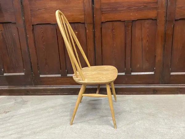 クエーカーチェア｜ブナ材・エルム材・1960年代 幅広座面のダイニングチェア ERCOL（アーコール） 5