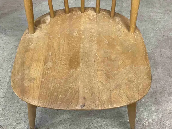 クエーカーチェア｜ブナ材・エルム材・1960年代 幅広座面のダイニングチェア ERCOL（アーコール） 6