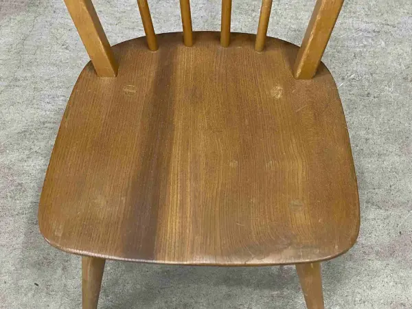 フープバックチェア｜ブナ材・エルム材・1960年代 曲げ木のダイニングチェア ERCOL（アーコール） 6