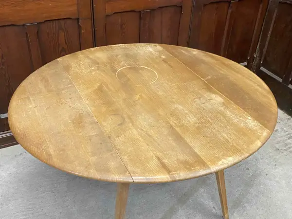 バタフライテーブル｜ビーチ・エルム材・1960年代 折りたたみダイニング ERCOL（アーコール） 7
