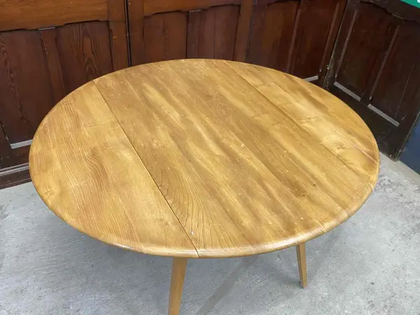 バタフライテーブル｜ビーチ・エルム材・1960年代 折りたたみダイニング ERCOL（アーコール） 7
