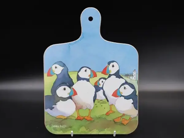 Playful Puffins ミニチョッピングボード 1