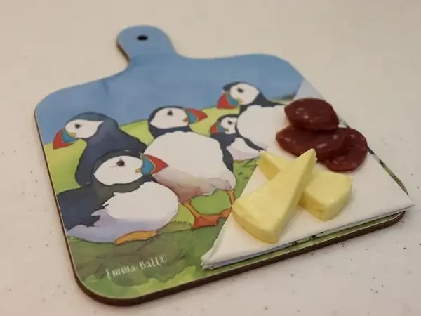 Playful Puffins ミニチョッピングボード 5