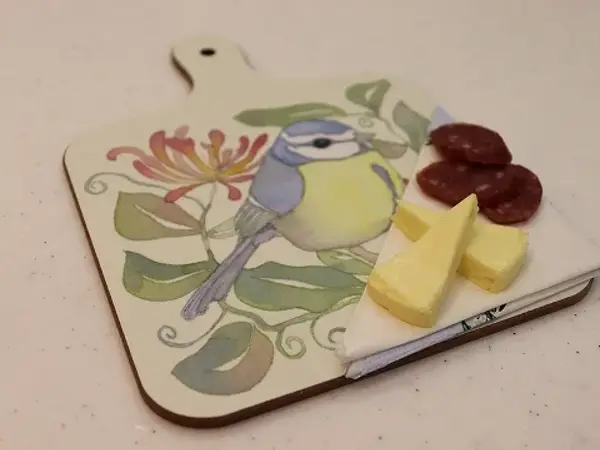 Birds & Honeysuckle ミニチョッピングボード 5