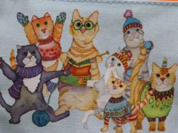 Three Kittens　ミニポーチ 小物入れ パース 2