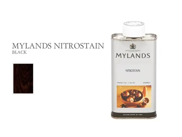 マイランズ ブラック 250ml｜ナイトロステイン 英国製 木部用 着色ステイン 3
