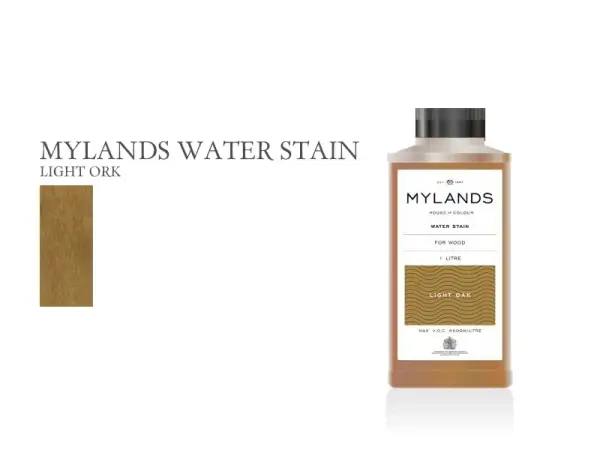 マイランズ ライトオーク 250ml｜ウォーターステイン 英国製 水性 木部用ステイン 1