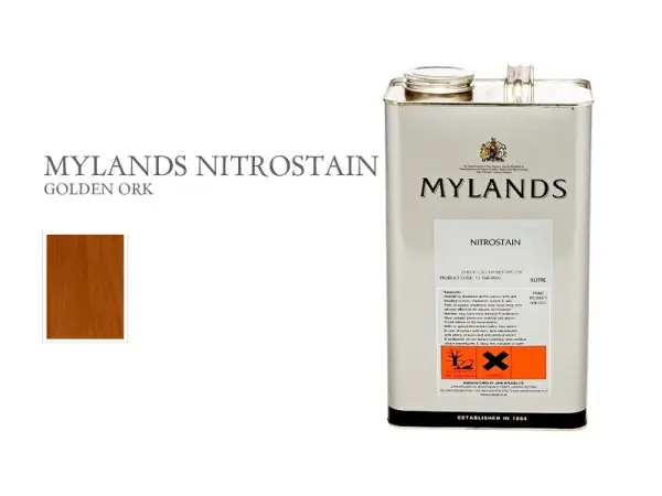 マイランズ ゴールデンオーク 5L｜ナイトロステイン 英国製 木部用 着色ステイン 2