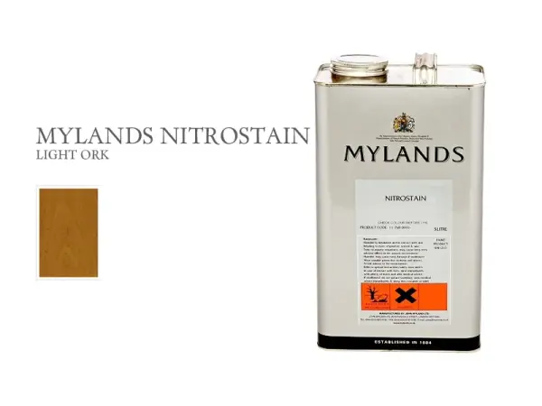 マイランズ ライトオーク 5L｜ナイトロステイン 英国製 木部用 着色ステイン 1