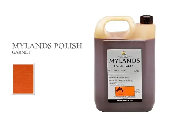 マイランズ ガーネット 5L｜ポリッシュ 英国製 木部用 仕上げ剤 1